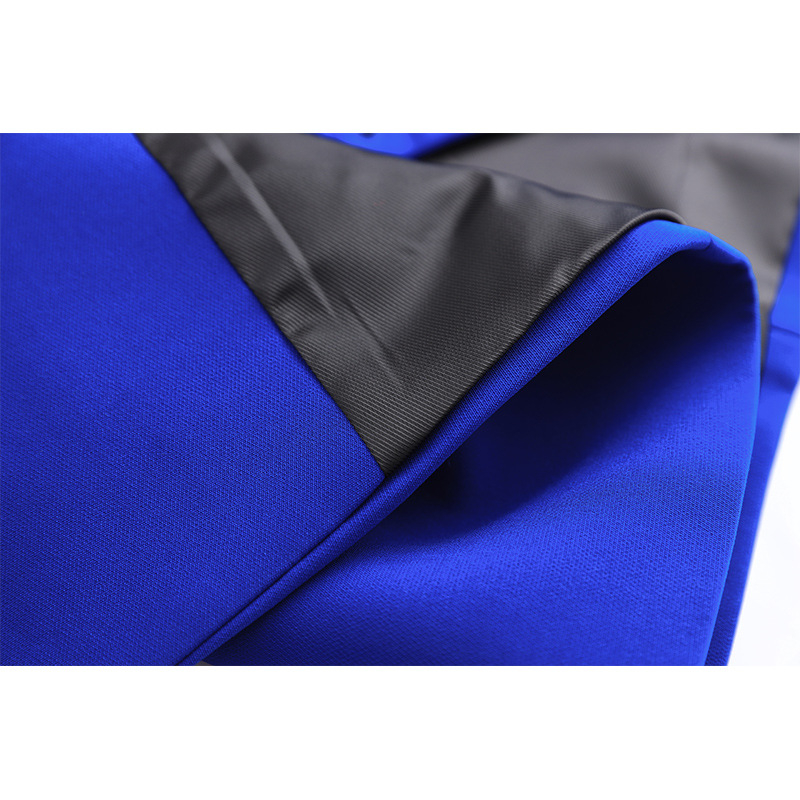 Blazer dama slim cu nasturi dubli – din amestec de bumbac și poliester, guler de sacou, mâneci lungi, model solid