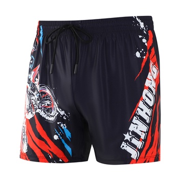 Jin Hong muške plivačke šorceve od poliestera, dvostruki sloj, brzo se suše, tkanina 80% poliestera, podstava 84% poliestera