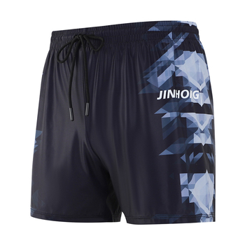 Jin Hong muške plivačke šorceve od poliestera, dvostruki sloj, brzo se suše, tkanina 80% poliestera, podstava 84% poliestera