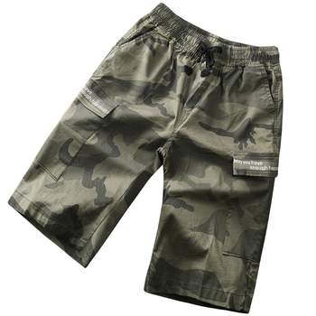 Muške kratke hlače u vojnom stilu, pet džepova, pamuk, široka udobna kroj, ljetna varijanta