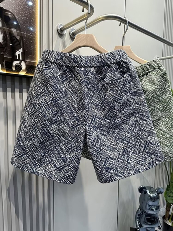 Muške ljetne jacquard šorceve, slobodan kroj, 70% poliesterske smjese, mikroelastičnost, ravni kroj
