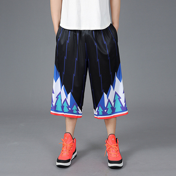 Muške ljetne kamuflažne capri šorceve za plažu – lagani, 100% poliester