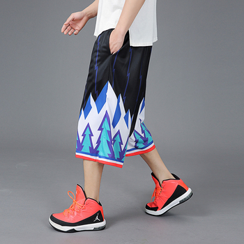 Muške ljetne kamuflažne capri šorceve za plažu – lagani, 100% poliester