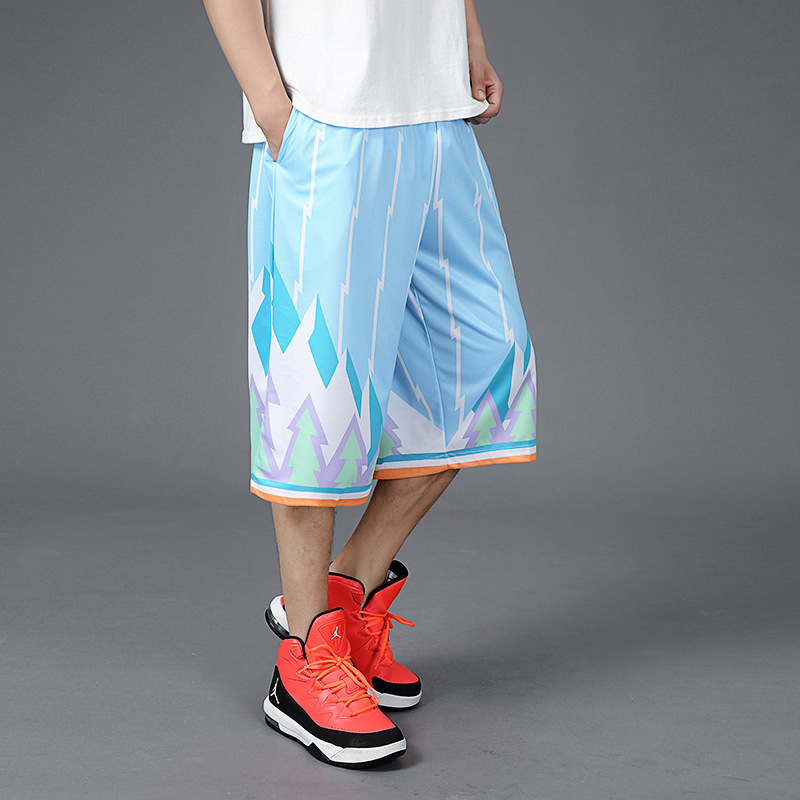 Muške ljetne kamuflažne capri šorceve za plažu – lagani, 100% poliester