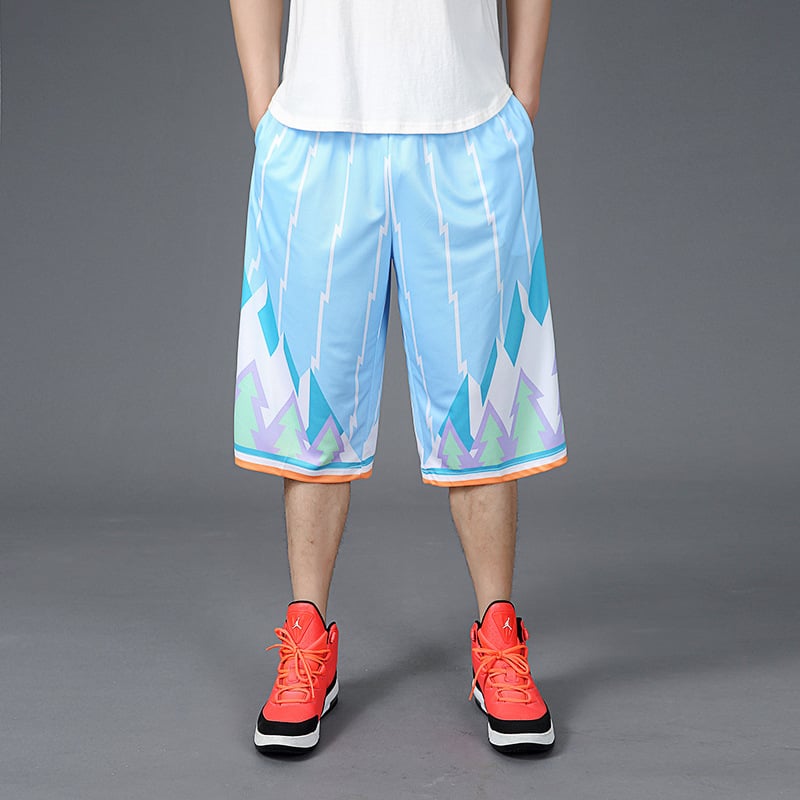 Muške ljetne kamuflažne capri šorceve za plažu – lagani, 100% poliester