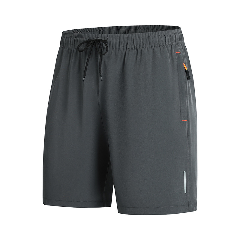 Muške ljetne kratke hlače sa zip džepovima, ravni kroj, mikroelastična tkanina