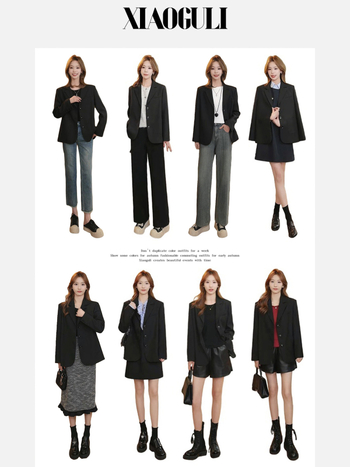 Sacou de costum feminin cu croială dreaptă, rever plat, închidere cu nasturi pe un rând, mâneci lungi, țesătură mercerizată