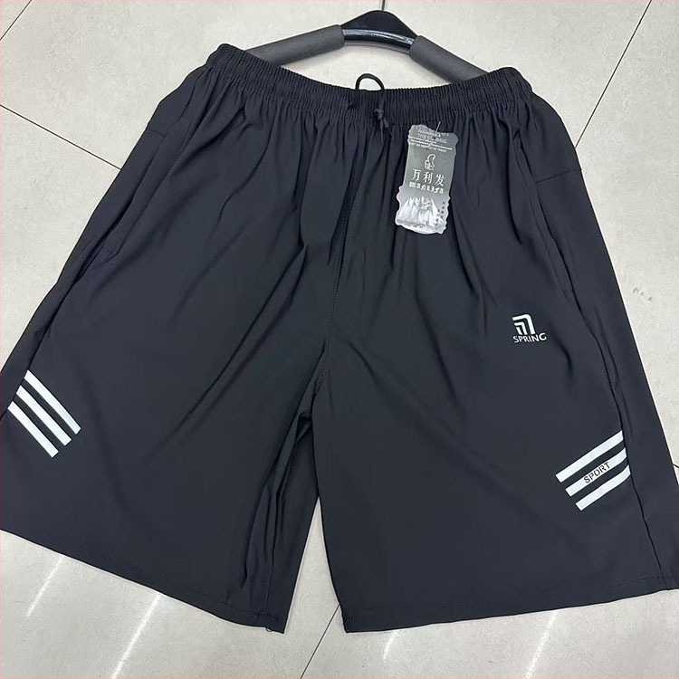 Мъжки плажни къси панталони - бързосъхнещи полиестерни, микроластични, едноцветен десен