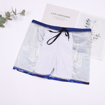 Muške plivačke bokserice s otiskom, brzo sušenje, poliester materijal i podstava