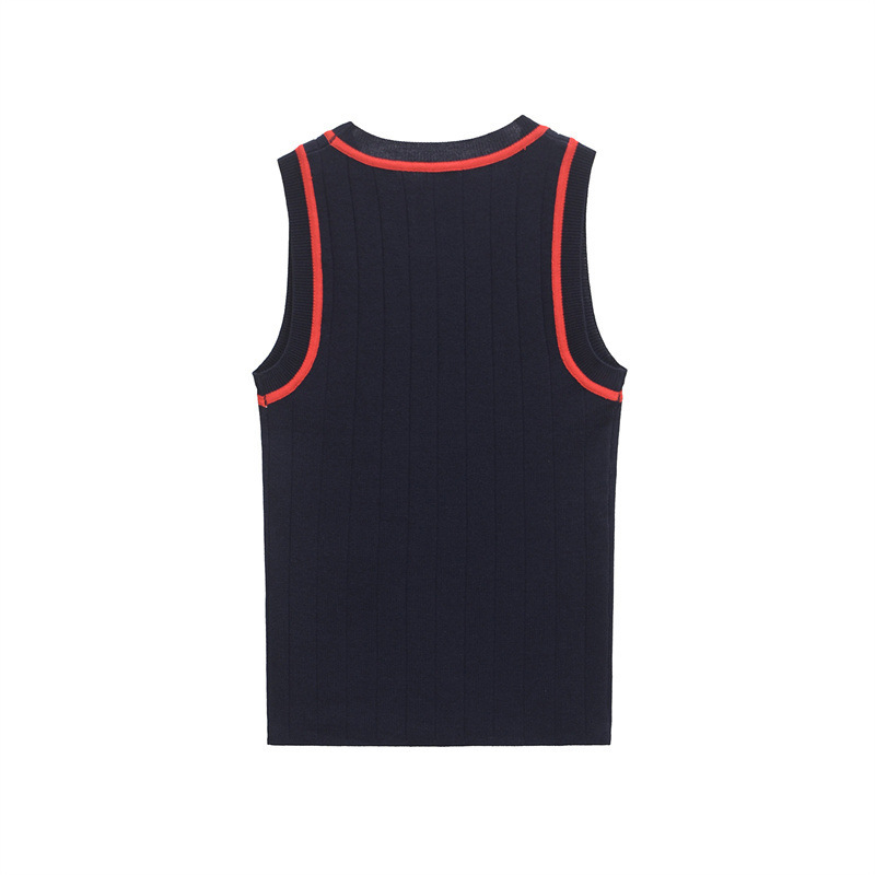 Pleteni vest-kardigan s okruglim izrezom, kratka duljina, 3D uzorak, tkanina od poliester smjese (50–70%)
