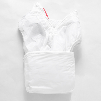 Vesta din bumbac în croială slim-fit, umplutură din bumbac cu aspect mătaseos, 90-95% bumbac, fermoar frontal, guler înalt