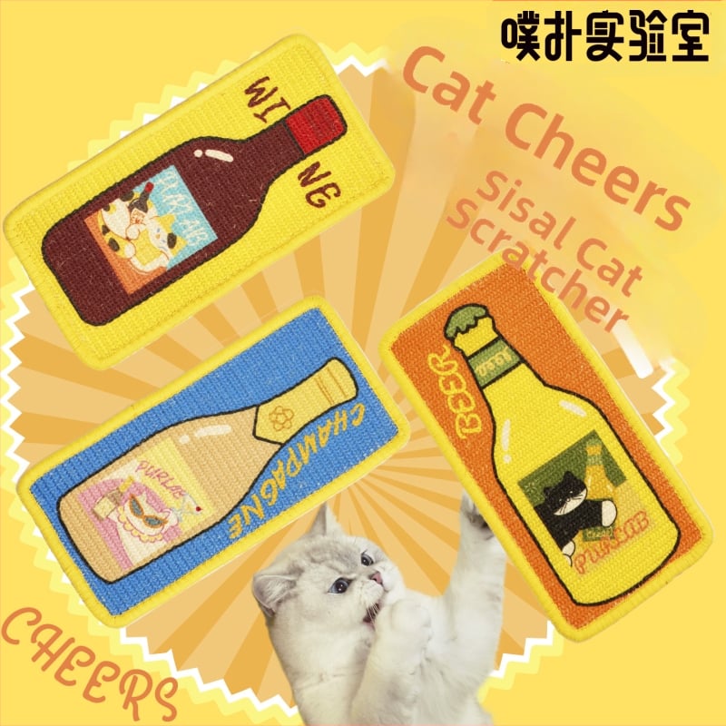 Πάνελ γρατσουνίσματος γάτας από sisal, κάθετης L-σχήματος, ανθεκτικό στις γρατσουνιές και στη φθορά, χωρίς απομάκρυνση ινών