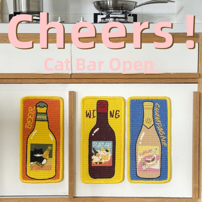 Πάνελ γρατσουνίσματος γάτας από sisal, κάθετης L-σχήματος, ανθεκτικό στις γρατσουνιές και στη φθορά, χωρίς απομάκρυνση ινών