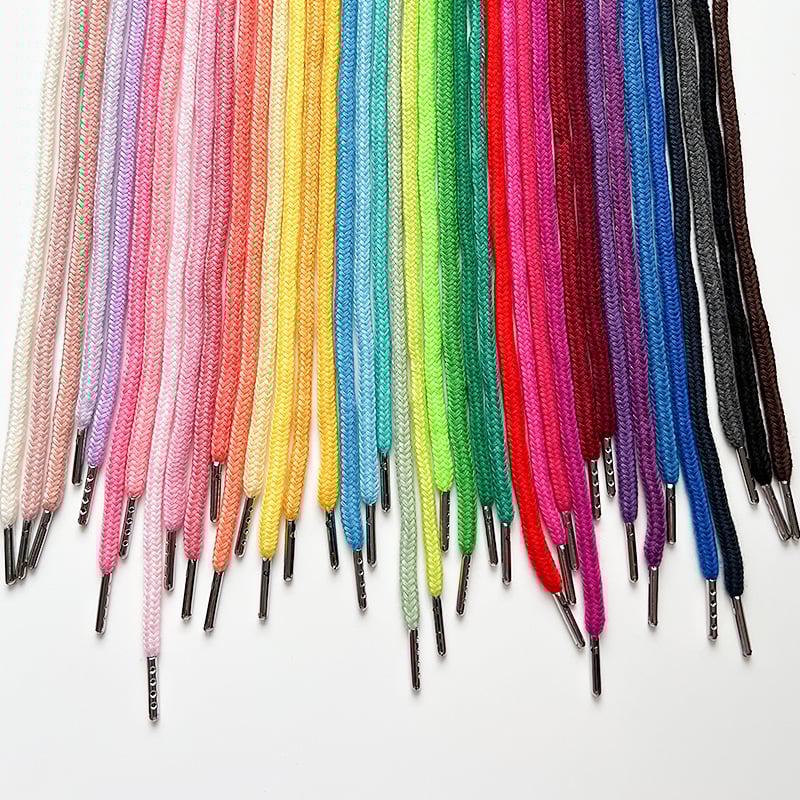 Šnir s metalnom glavom za cipele, kružnog oblika, za platnene cipele, svakodnevni stil, duljina 60 cm, marka YICHONG