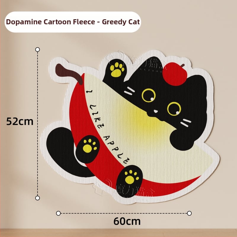 Τοίχο-Κάθετο Κατακόρυφο Γρατσουνίσματος Γάτας από Φελτ — Αυτοκόλλητη Στερέωση, Ανθεκτικό στη Φθορά, Χωρίς Αποκόλληση Νημάτων, Προστατεύει τον Καναπέ, Παιχνίδι-Γρατσουνίσματος