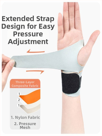 Протектор за китка от спандекс - лека, дишаща защита за спорт, подходяща за бадминтон (за възрастни)