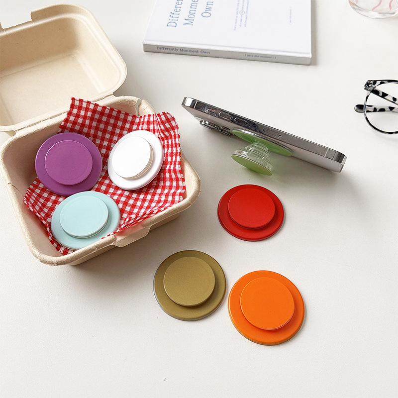 Suport pliabil pentru telefon, universal pentru telefoane mobile, suport magnetic cu airbag, din plastic