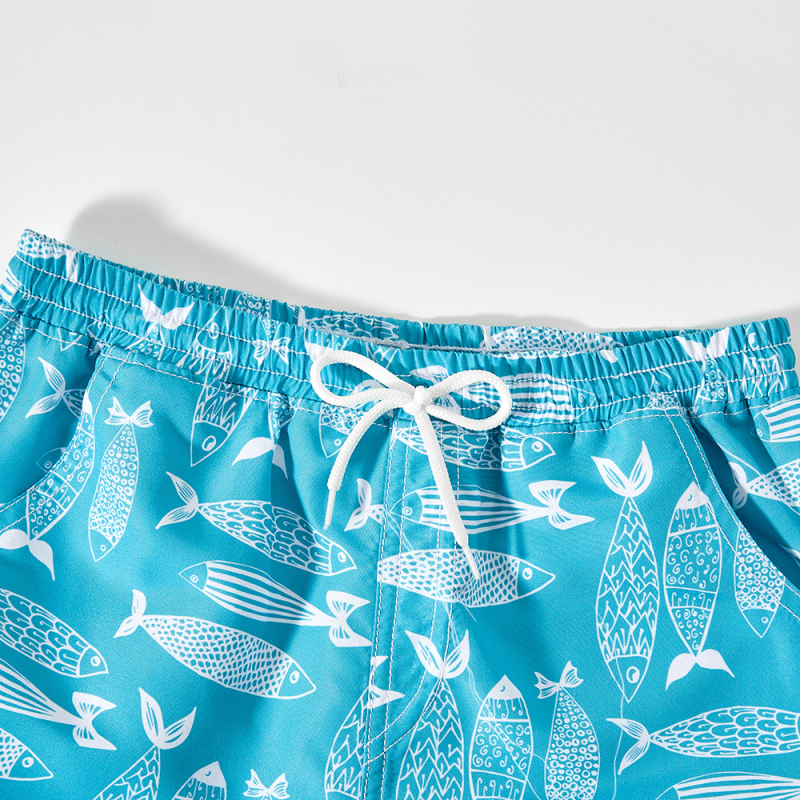 Dječje muške kupaće šorceve - cartoon print, poliesterska tkanina, 100% poliester, podstava poliester, stil: briefs