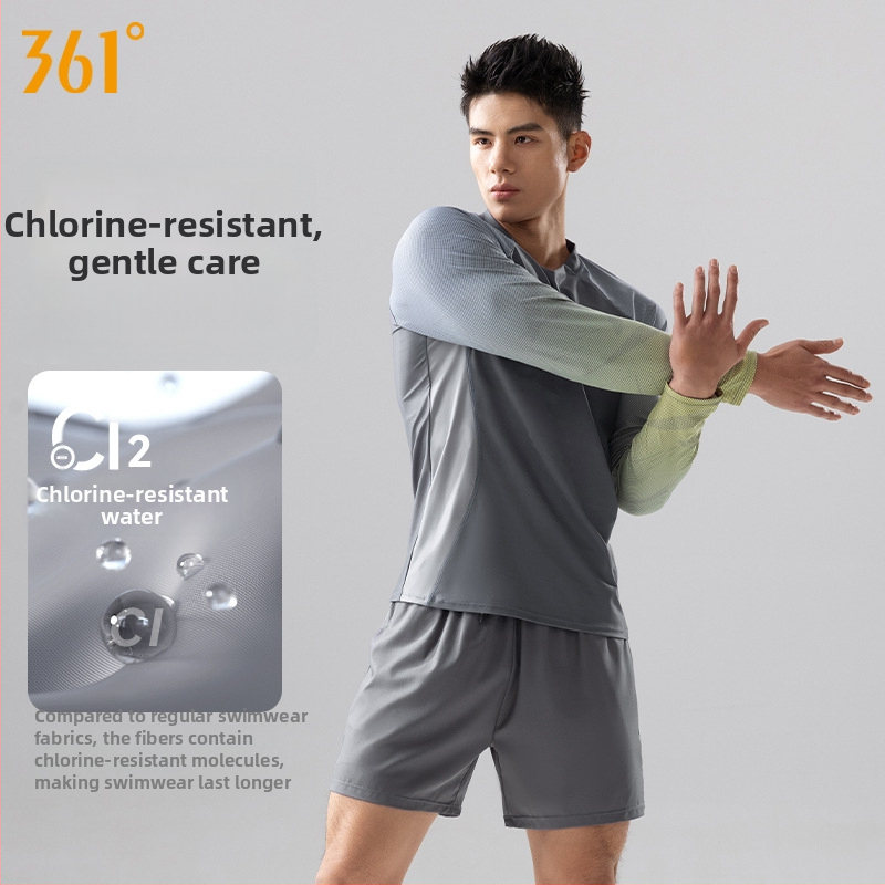 361 Muški plivački kostim s dugim rukavima – 84% poliester, 300 g, podstava: poliester, namijenjeno za plivanje i vodene sportove