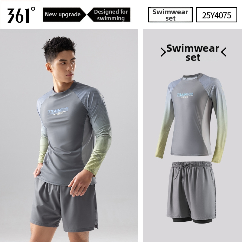 361 Muški plivački kostim s dugim rukavima – 84% poliester, 300 g, podstava: poliester, namijenjeno za plivanje i vodene sportove