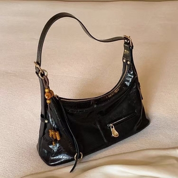 PU torba preko ramena, underarm stil, vodoravni četvrtasti oblik, podstava od poliester, zatvarač