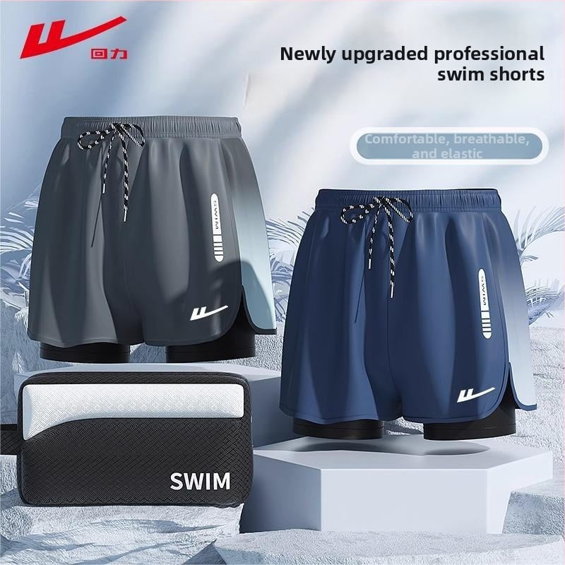 Muške kupaće gaće Back Force, jednobojne, poliester-spandeks materijal, kroj briefs, za odrasle muškarce, pogodne za plivanje i hodanje u vodi, podstava poliester-spandeks