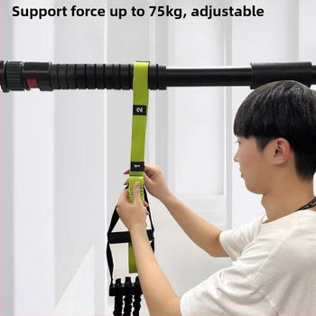 Remen za suspendirano vježbanje uz podršku – kućna teretana, ABS materijal, otpor za leđa, zgibovi