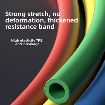 Višestruko otporno uže – TPR materijal, standardna napetost, vježbanje cijelog tijela, pogodno za sve uzraste