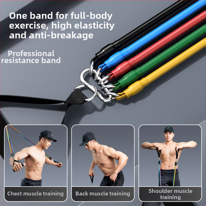 Višestruko otporno uže – TPR materijal, standardna napetost, vježbanje cijelog tijela, pogodno za sve uzraste