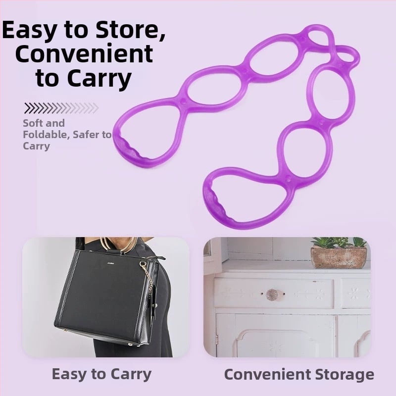 Fuxing Jóga napínací pás s 7 dierkami zo silikónu/TPE na otvorenie ramien a tréning chrbta