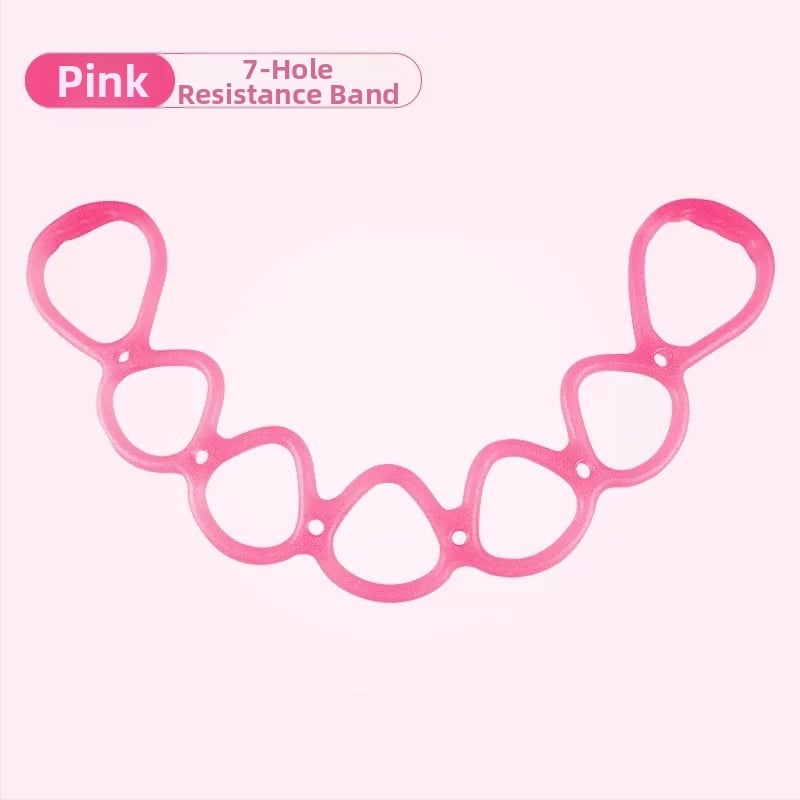 Fuxing Jóga napínací pás s 7 dierkami zo silikónu/TPE na otvorenie ramien a tréning chrbta