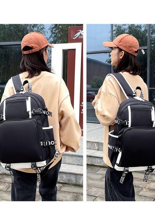 Ruksak za prijenosno računalo od Oxford materijala, kapacitet 20–35 L, poslovno/opušten stil, s remenom s zračnim jastukom