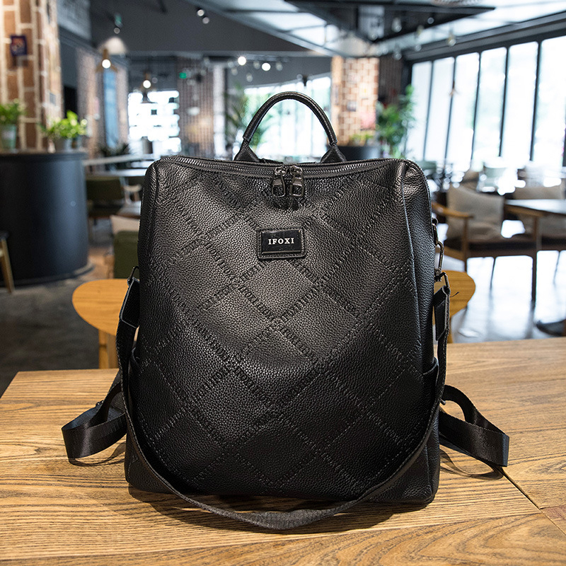 Ženski ruksak, PU materijal, Kapacitet 20–35 L, Protiv krađe, Otporan na habanje, Casual dnevni ruksak