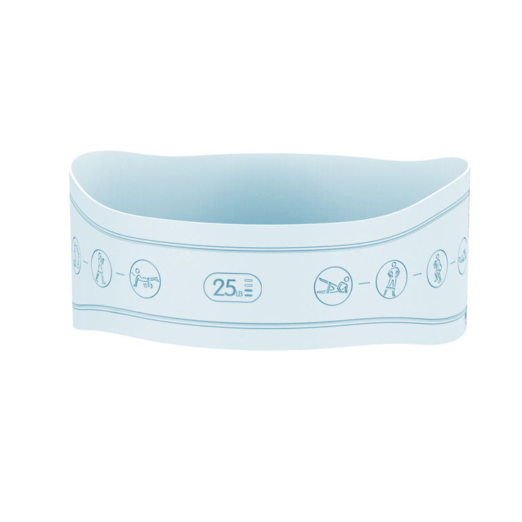 Jetbee σιλικόνιο δακτυλίδι ανύψωσης ισχίων για γιόγκα — ελαστικός ιμάντας αντίστασης για διάταση στην πλάτη και ανύψωση ισχίων