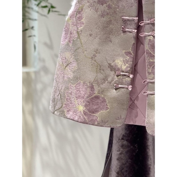 Nova ženska quilted vesta u kineskom stilu s kopčama i čvorovima, retro inspiracija, za jesen i zimu