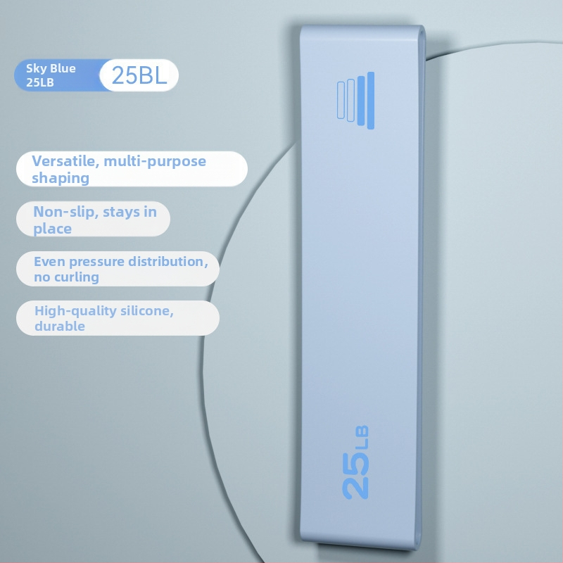 Silikonový joga odporový pás s protiskuzovou úchytkou pre posilnenie glútov a zdvih bokov – Stretch tréningové vybavenie, kód AL1007367655