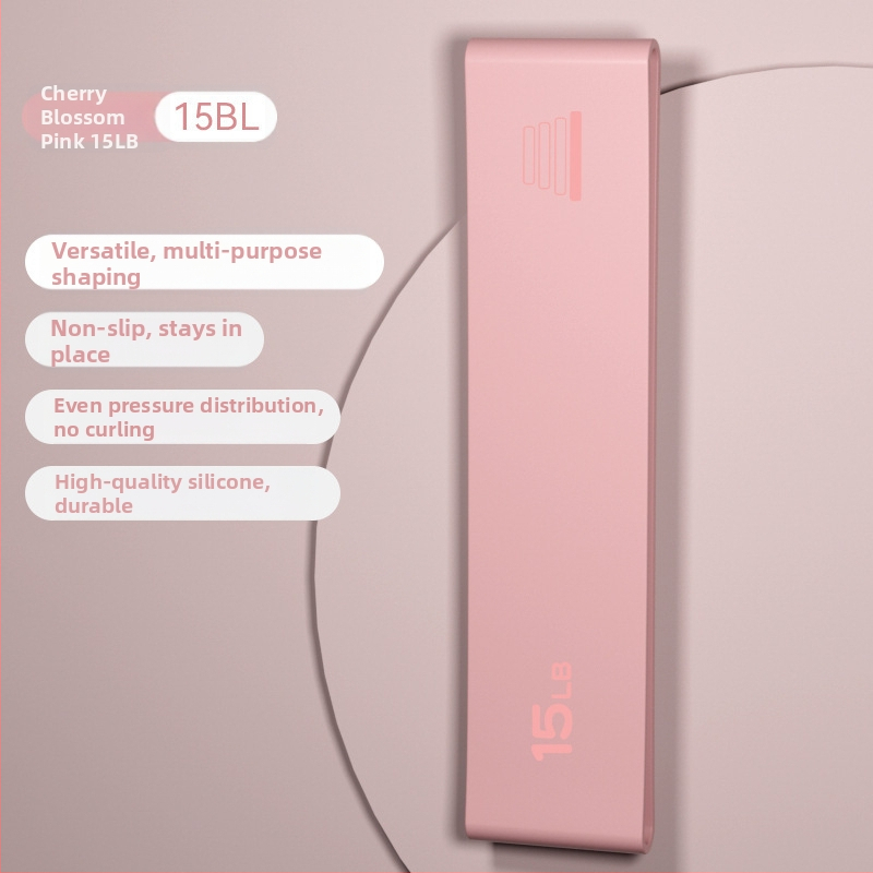 Silikonový joga odporový pás s protiskuzovou úchytkou pre posilnenie glútov a zdvih bokov – Stretch tréningové vybavenie, kód AL1007367655