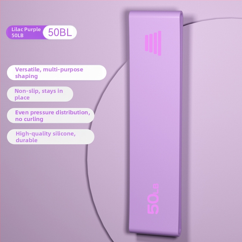 Silikonový joga odporový pás s protiskuzovou úchytkou pre posilnenie glútov a zdvih bokov – Stretch tréningové vybavenie, kód AL1007367655