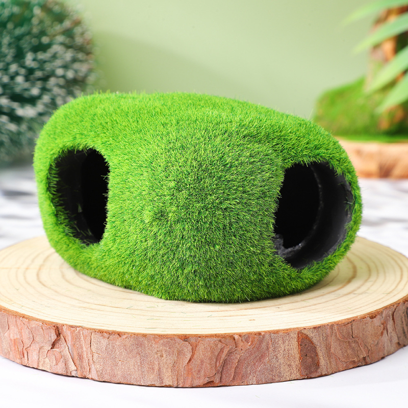 Dekoracija za akvarij za pejzažiranje, smola, flocking stil, kamen za uređenje krajolika, 190 g, 90 komada u kutiji