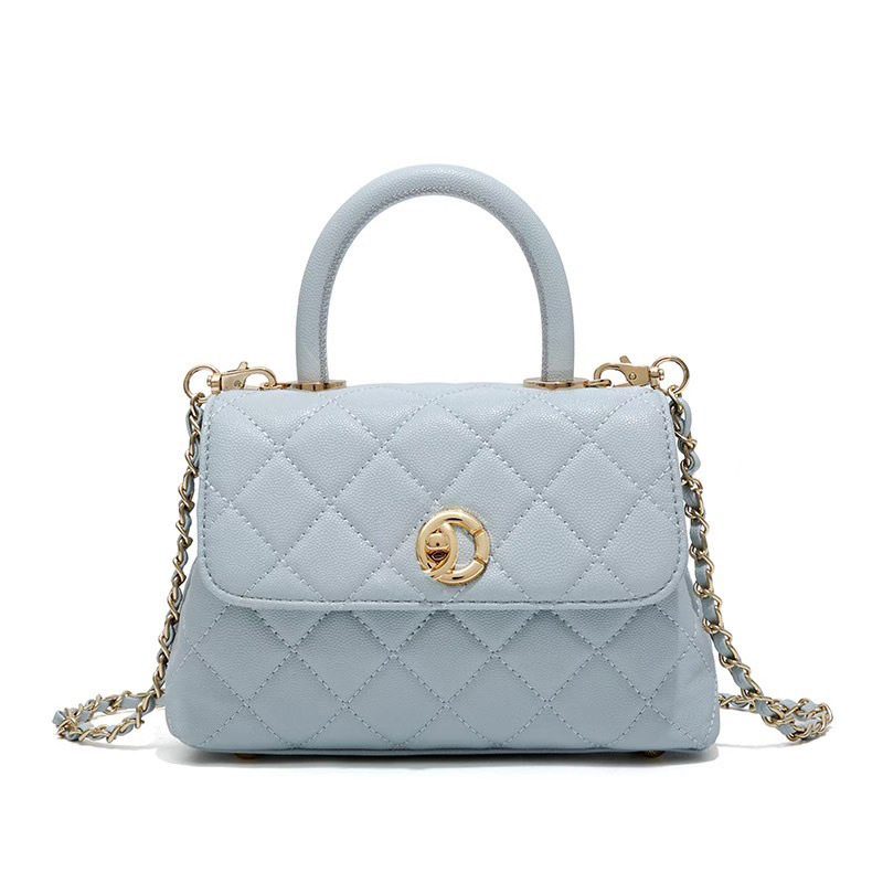 Ciho knd PU kožna crossbody torba, dijamantni quilt štep, vodoravni kvadratni oblik, zatvoren otvor, unutarnji džep sa zipom
