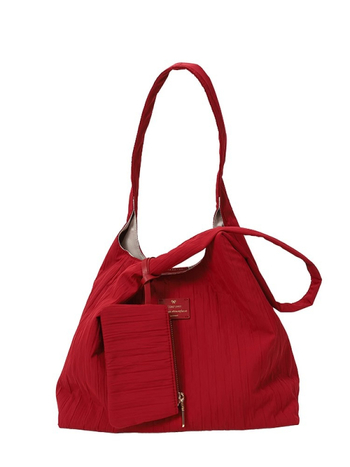 Torba Tote s gradskim minimalističkim stilom, dumpling oblik, PVC materijal, magnetsko zatvaranje, poliester podstava, unutarnji džepovi sa zipom i džep za telefon