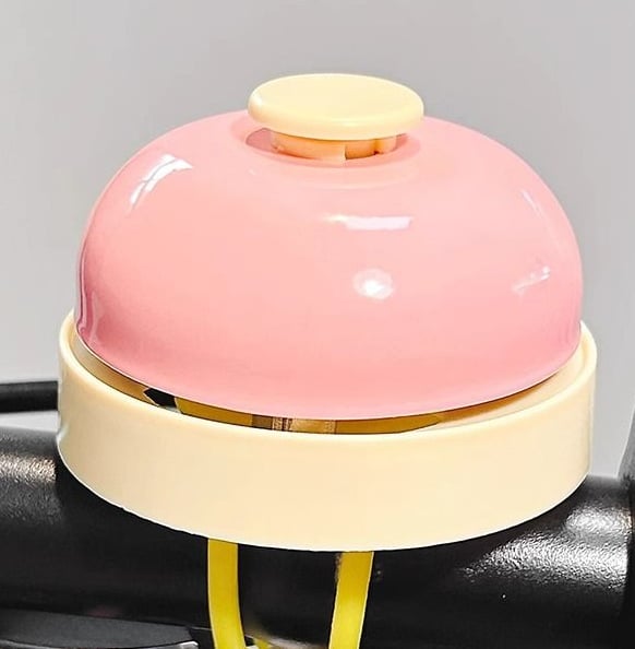 Claxon pentru bicicletă pentru copii, din aliaj de aluminiu, design desen animat, compatibil cu biciclete și trotinete