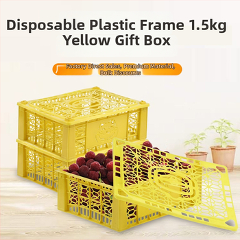 Jednorázový plastový kôš na ovocie, PP materiál, nosnosť 3 kg, hrúbka steny 1,8–2,3 mm, vyrobený vstrekovaním