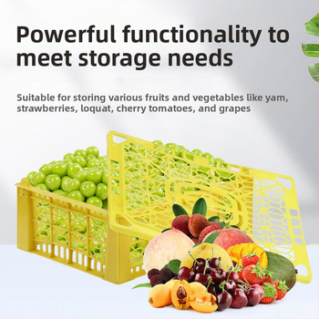 Jednorázový plastový kôš na ovocie, PP materiál, nosnosť 3 kg, hrúbka steny 1,8–2,3 mm, vyrobený vstrekovaním