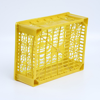 Πλαστικό καλάθι φρούτων μιας χρήσης, υλικό PP, φορτίο 3 кг, τοιχώματα 1.8–2.3 mm, κατασκευασμένο με έγχυση