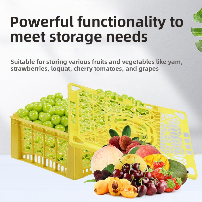 Jednorázový plastový kôš na ovocie, PP materiál, nosnosť 3 kg, hrúbka steny 1,8–2,3 mm, vyrobený vstrekovaním