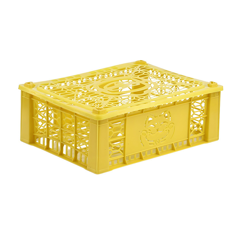 Πλαστικό καλάθι φρούτων μιας χρήσης, υλικό PP, φορτίο 3 кг, τοιχώματα 1.8–2.3 mm, κατασκευασμένο με έγχυση