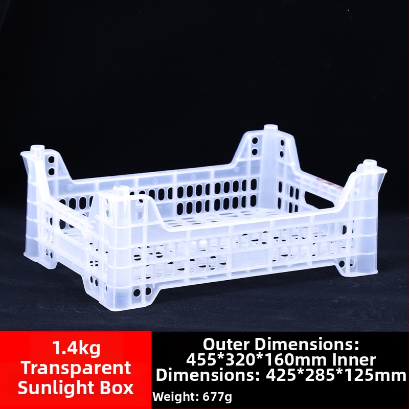Jednorázový plastový kôš na ovocie, PP materiál, nosnosť 3 kg, hrúbka steny 1,8–2,3 mm, vyrobený vstrekovaním