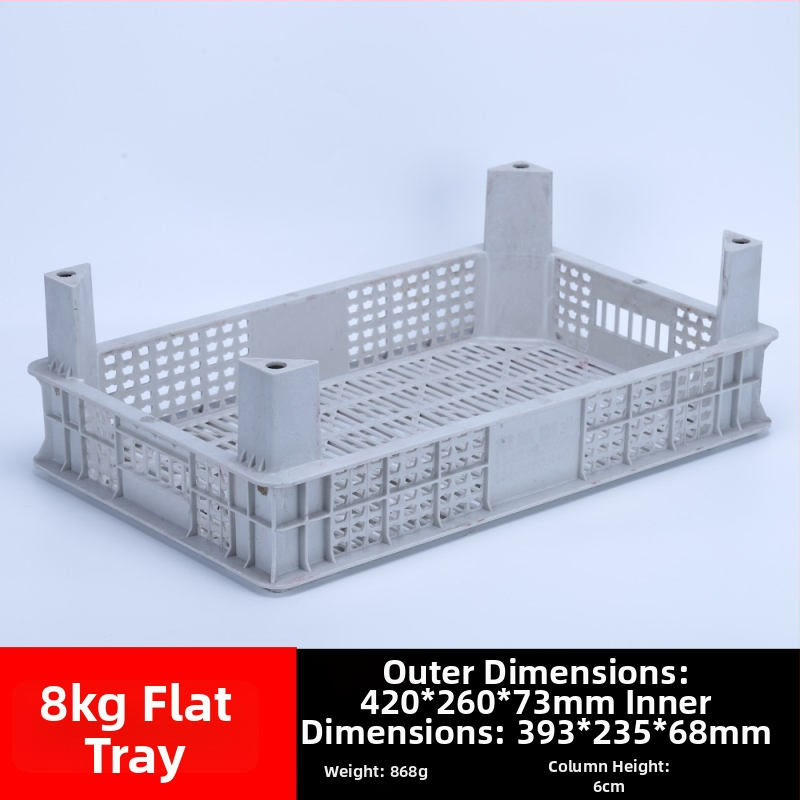 Jednorázový plastový kôš na ovocie, PP materiál, nosnosť 3 kg, hrúbka steny 1,8–2,3 mm, vyrobený vstrekovaním