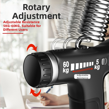 Trenažer za hvatanje ruke, prilagodljiv, prijenosan, višenamjenski, za trening prstiju, 5-60 kg